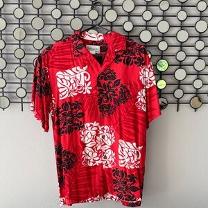 ⚡️HP⚡️Vintage Bishop St.  Hawaiian print shirt 🌺